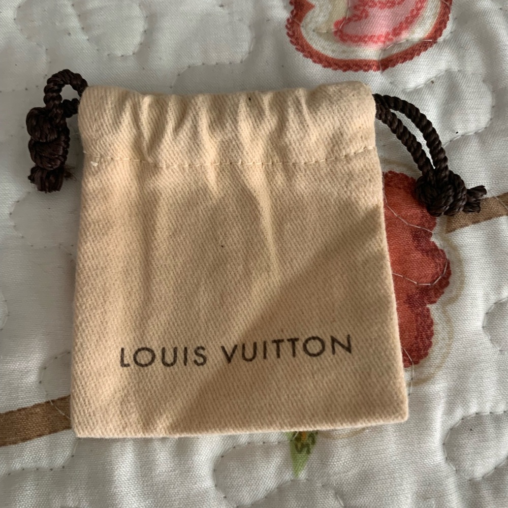 Louis Vuitton Beige Drawstring Pouch